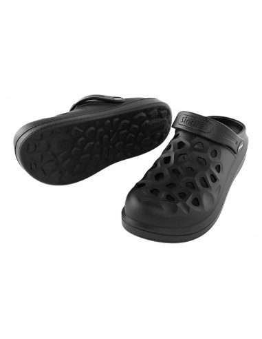 Zuecos para jardín y casa perforado negro talla 37
