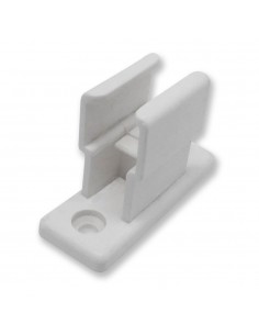 Pinza sujeción manivela toldo, modelo tld07, de nylon con acabado blanco, 18,7 x 25,5 x 48,5 mm