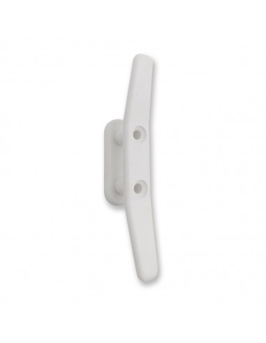 Cornamusa toldo, modelo tld15, de nylon con acabado blanco, 18 x 20 x 102 mm, blister