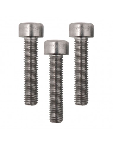 Tornillos para máquina enrollar toldo, modelo tld27, de acero con acabado zincado, 6 x 30 mm, 3 uds, blister