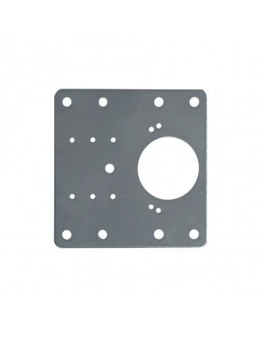 Placa reparación bisagra cazoleta, modelo bc14, de acero inoxidable con acabado en inox, 90 x 90 mm