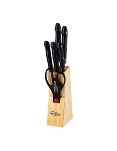 Juego de cuchillos 7 piezas acero inox dresde + tacoma