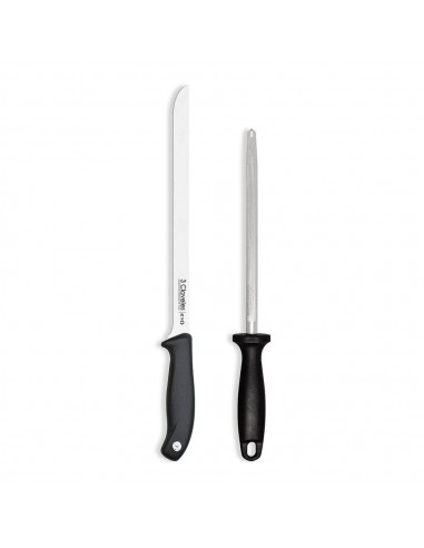 Cuchillo jamonero evo 25 cm + chaira