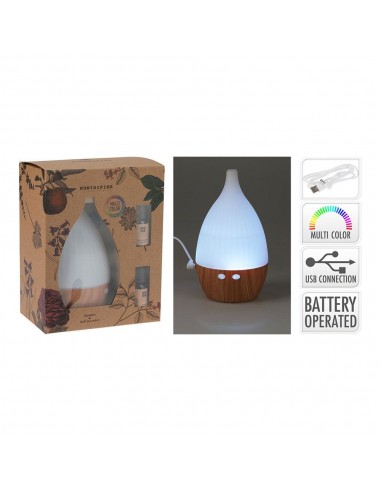 Humidificador con aroma y led multicolor y usb