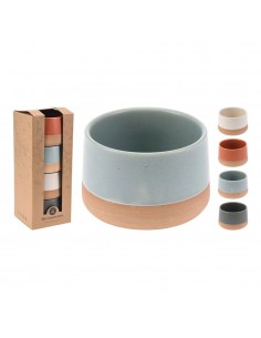 Set 4 cuencos de cerámica ø9 x 5,6 cm