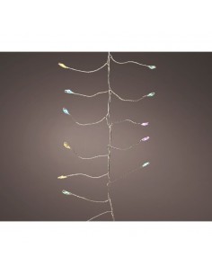 Guirnalda microleds parpadeante, 480 leds, multicolor suave