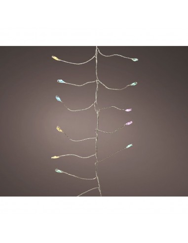 Guirnalda microleds parpadeante, 480 leds, multicolor suave