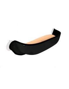 Cama para gatos con ventosas para ventana color negro 65x18x25cm nayeco
