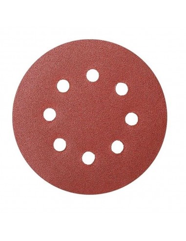 Discos adhesivos de lija ø125 mm, 5 uds