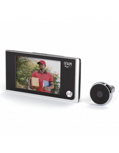 Mirilla digital sentinel 31-slv negro / gris