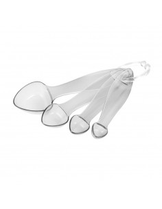 Juego 4 cucharas medidoras presto