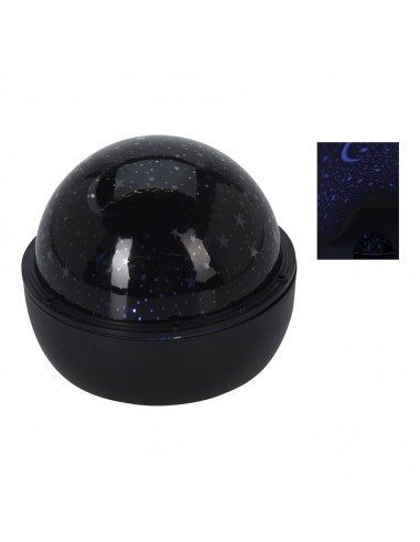 Luz nocturna decorativa led estrellas azul, a pilas, ø16 cm