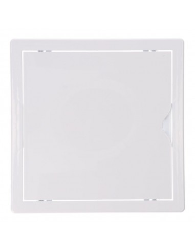 Tapa de registro cuadrada empotrable abs 20x20cm blanca