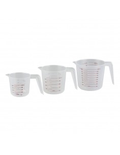 Juego de 3 jarras medidoras de 250/500/1000 ml
