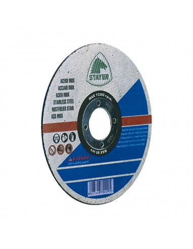 Disco extrafino inox standard, ø125 x 1,0 x 22,23 mm