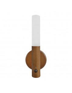 Lámpara de pared recargable led 1w 60 lm 3.000 k con sensor movimiento