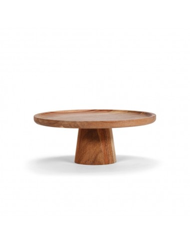 Plato para tarta madera acacia ø 25 x 10 cm