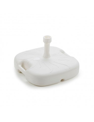 Base de parasol 18 l blanco 44 x 44 x 12 cm