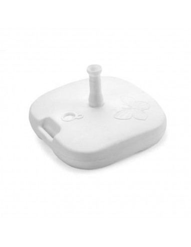 Base de parasol 16 l blanco 44 x 44 x 12 cm