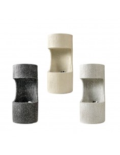 Fuente cilíndrica para interior y exterior ip44, colores surtidos, ø16 x 35 cm