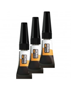 Adhesivo instantáneo de cianocrilato 3 x 1g
