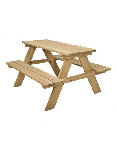 Mesa picnic de madera infantil 79 x 89 x 50 cm