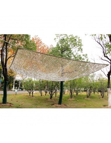Toldo camuflaje reversible gris/blanco 3 x 4 m