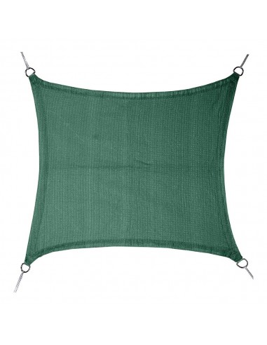 Toldo vela cuadrado verde 5 x 5 m