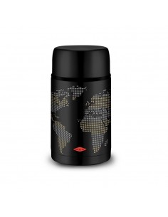 Termo para sólidos negro mapa 1 l