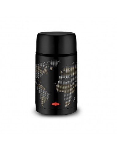 Termo para sólidos negro mapa 1 l
