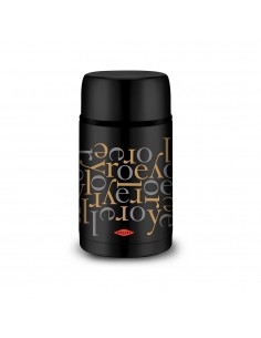 Termo para sólidos negro letras 1 l