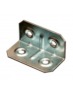 Ángulo refuerzo, modelo an05, de acero con acabado zincado, 20 x 20 x 40 mm