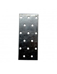 Placa, pesante, modelo plc09, de acero con acabado zincado, 200 x 50 x 2,5 mm