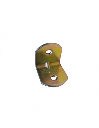 Ángulo refuerzo, modelo an01, de acero con acabado bicromatado, 20 x 20 x 19 mm
