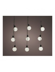 *ult. unidades* guirnalda bombillas para exterior forma globo ip44 3m 12 leds