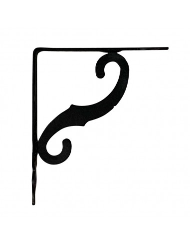 Escuadra ornamental plm05 negro 155 x 110 mm