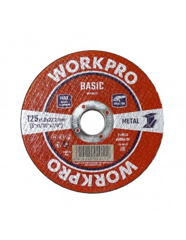 Disco de corte metal e inox t41, basic, ø125 x 1,0 x 22,2 mm