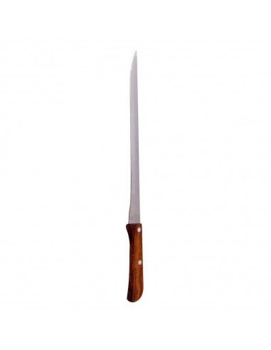 Cuchillo jamonero con mango de madera 36,5 cm