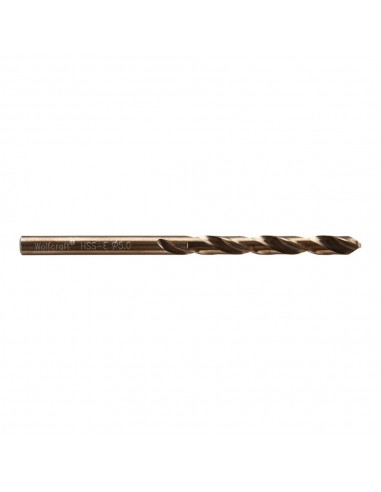 Broca para metal hss cobalto rectificada, ø5,00x 86 mm