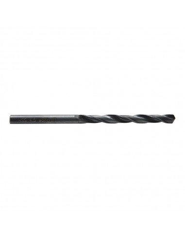 Broca para metal hss, forja por laminación, ø4,50x 80 mm