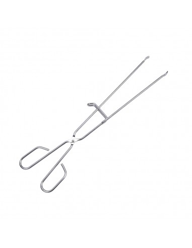 Pinzas para barbacoa de acero inoxidable con tope 45 cm