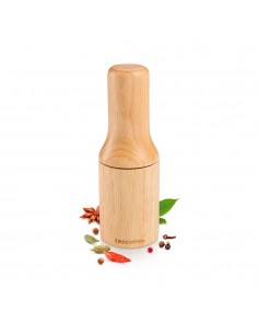 Mortero con maza de madera ø6 cm