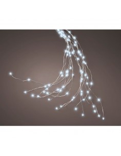 Guirnalda micro led exterior para arbol blanco frío 1,8 m