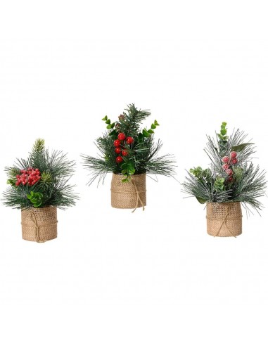 Planta decoración pequeña navidad, uso interior, modelos variados, 20 x 15 cm