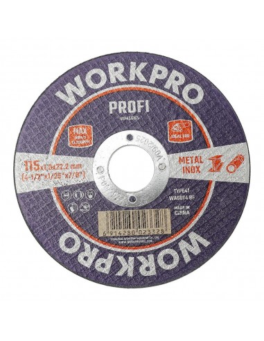 Disco de corte metal e inox t41, profi, ø115 x 1,6 x 22,2 mm