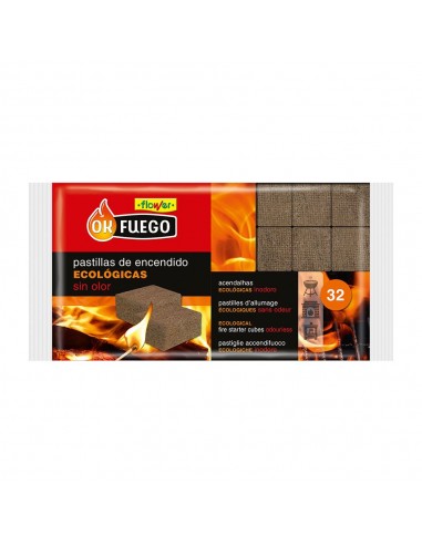 Pastillas de encendido ecológicas okfuego, 32 uds