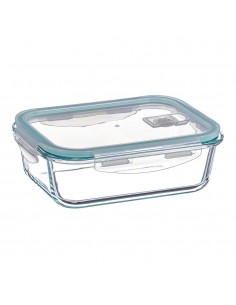Fiambrera borosilicato rectangular hermética 370 ml