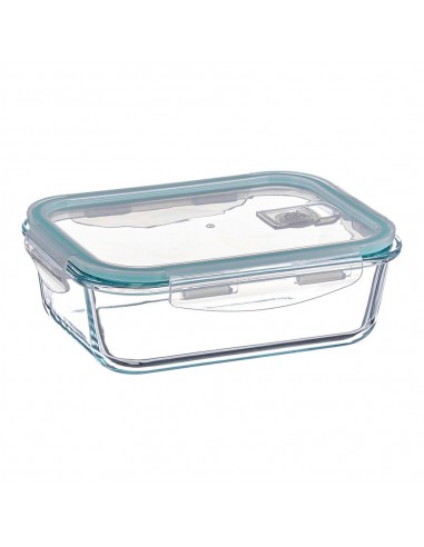 Fiambrera borosilicato rectangular hermética 370 ml