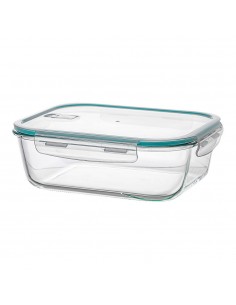 Fiambrera borosilicato rectangular hermética 2250 ml