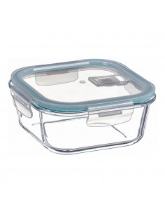 Fiambrera borosilicato cuadrada hermética 300 ml